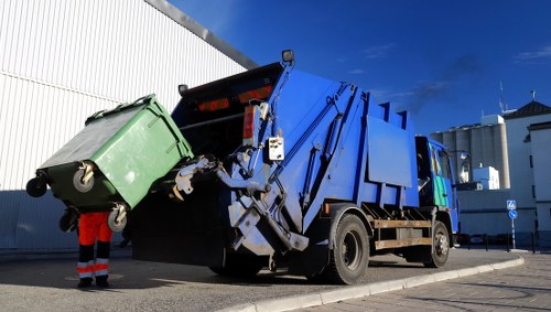 Commercial waste removal service in Rotherhithe office