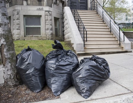 Residents disposing of furniture in Rotherhithe